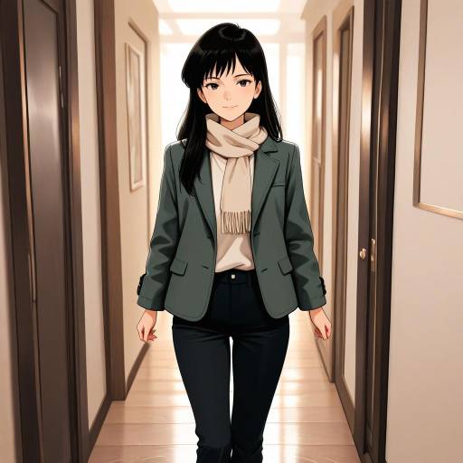Elegant Urban Chic Studio Ghibli Girl Elegant Urban Chic Studio Ghibli Girl