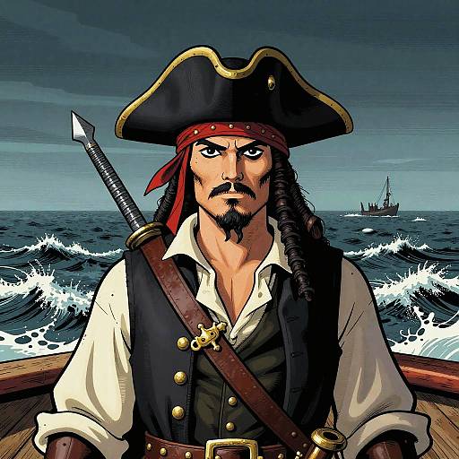 Escher-Inspired Pirate Graphic Novel