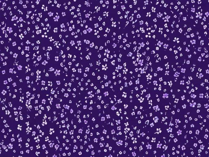 Charming Purple Floral Wallpaper Design
