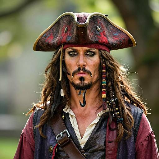 Photorealistic Portrait of Captain Hook