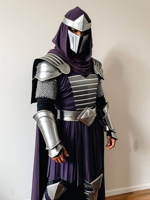 Man in The Shredder 1987 Cosplay Costume