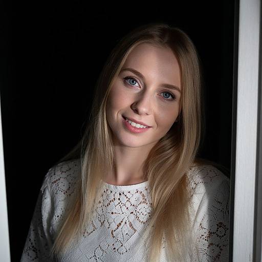 Ethereal Slavic Portrait in Moonlight