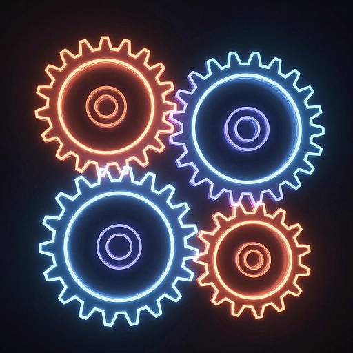 Neon Gears of Efficient Harmony