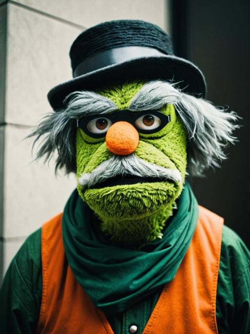 Professional Cosplay of Oscar the Grouch