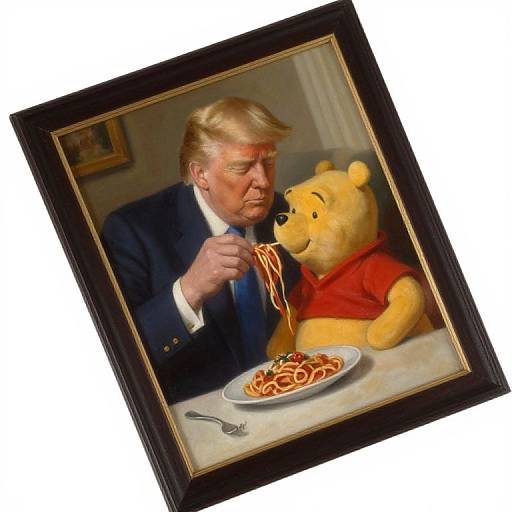 Romantic Pasta Sharing with Trump and Pooh