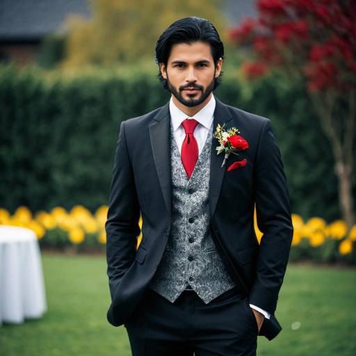 Stylish Groom in Formal Wedding Suit