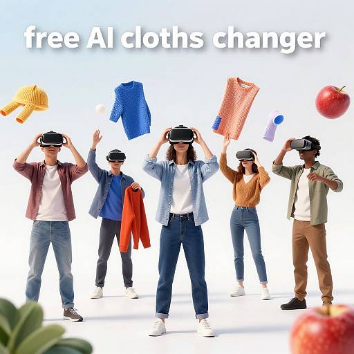 Free AI Clothes Changer Concept Art