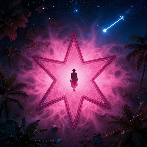 Abstract Sci-Fi Senegalese Morning Star