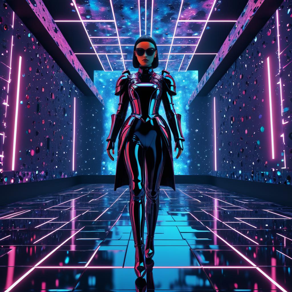 Cybernetic Assassin in a Holographic Realm