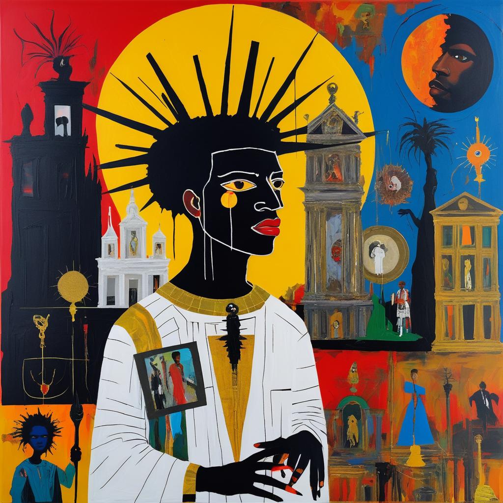 Basquiat-Style God of Nightmares Vision