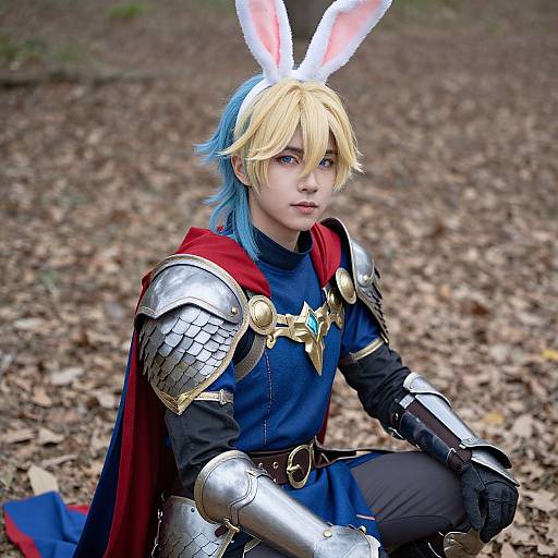 Photo-Realistic Alfonse Cosplay in Forest