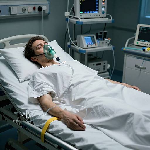 Hyper-Realistic Hospital Bed Scene