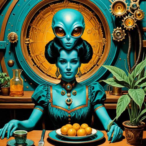 1960s Cosmic Botanist Novel Cover Art 1960s Cosmic Botanist Novel Cover Art