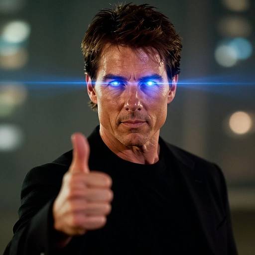 Cinematic Cyclops Tom Cruise Portrait