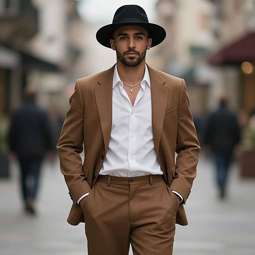 Stylish Male in Casual Outfit