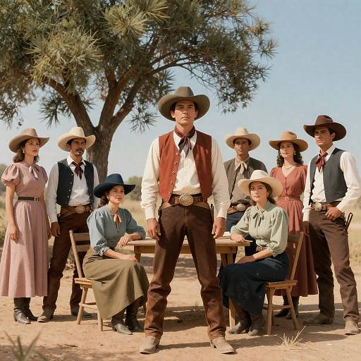 El Paso Vintage Western Movie Poster