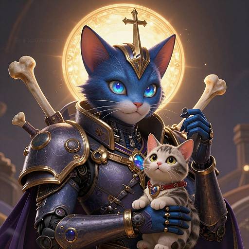 Ultramarine Cyborg Space Marine Cat