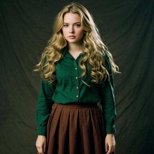 Young Woman in Cosette Costume