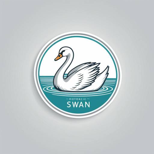 Minimalist Swan Logo Design