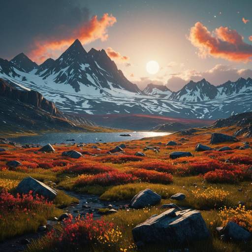 Stunning Tundra at the Universe's Edge