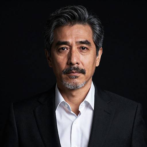 Reserved Middle-Aged Man Formal Portrait