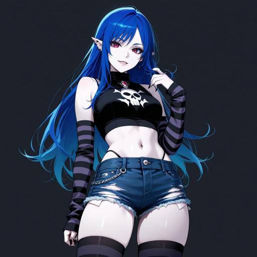 Gothic Vampire Cowgirl in Twilight Gothic Vampire Cowgirl in Twilight