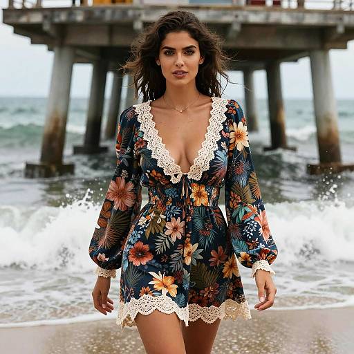 Bohemian Beauty on Pier