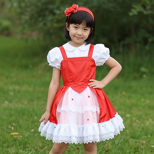 Turning Red Abby Costume Pose