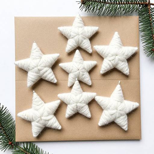 Woolen Christmas Stars Project
