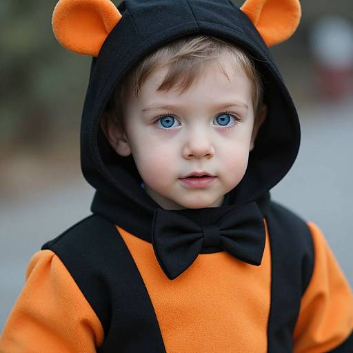 Festive Child in Vibrant Costume
