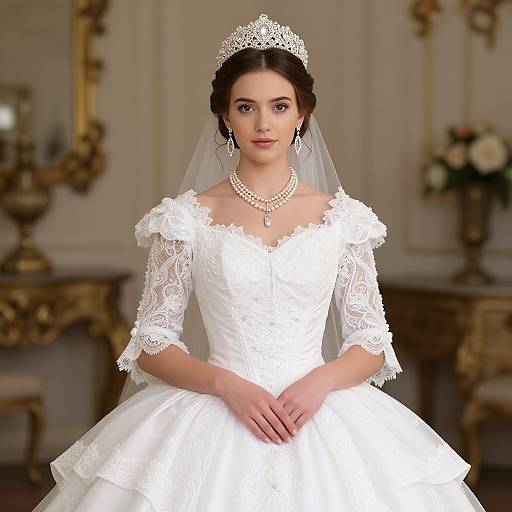 Victorian Elegance: Bridal Portrait