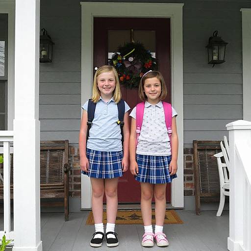 Fauvism Style School Day Photo