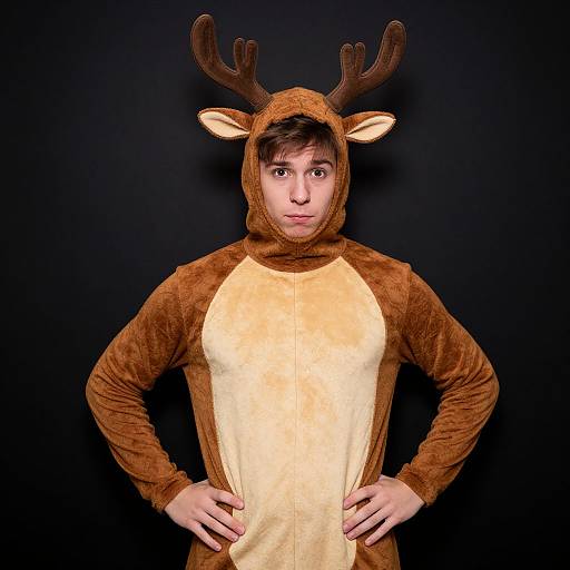 Funny Bucks Party Antler Costume