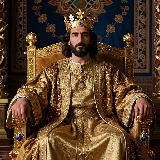 Assad as Regal Ancient Ruler