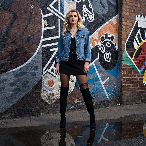 Street Chic European Woman Portrait