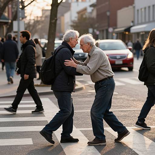 Urban Kindness at Golden Hour
