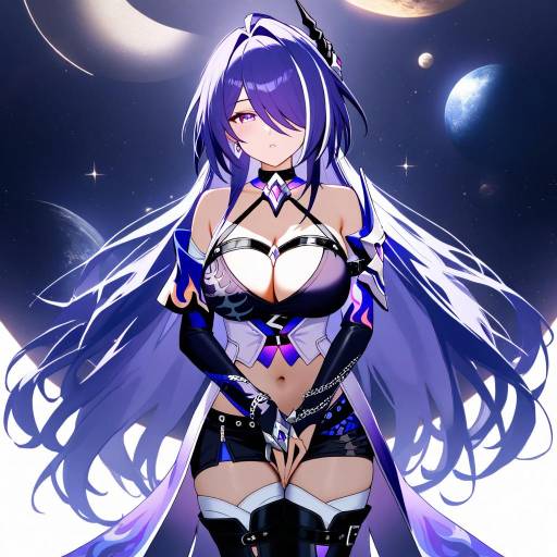 Elegant Cowgirl in Celestial Wonderland