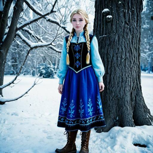 Frozen Anna in Scenic Nature Setting