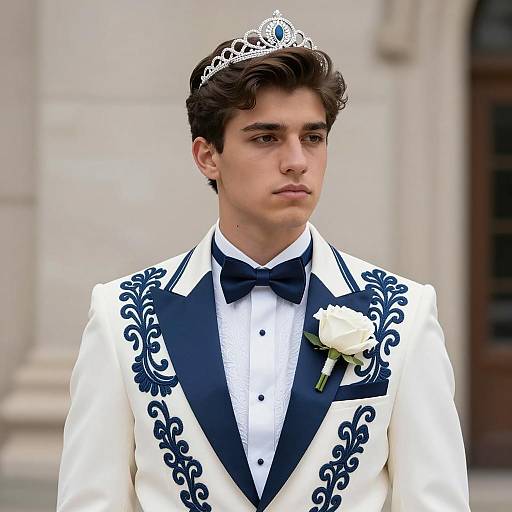 Regal Quinceanera Male Portrait