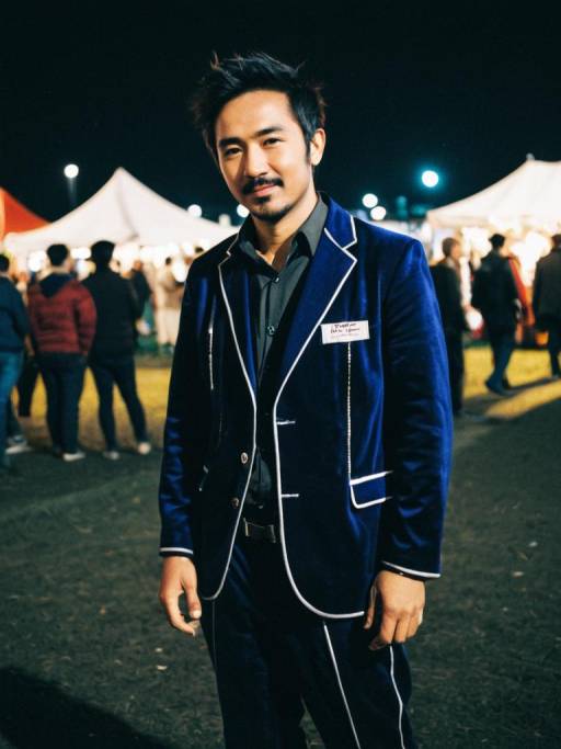 Man in One Night Stand Costume at Festival