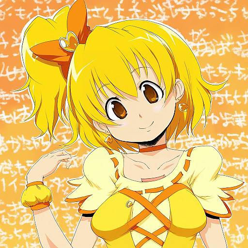 Illustration of Cure pine, precure in the style of Onija tarou