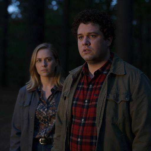 Dusk Encounter in the Forest