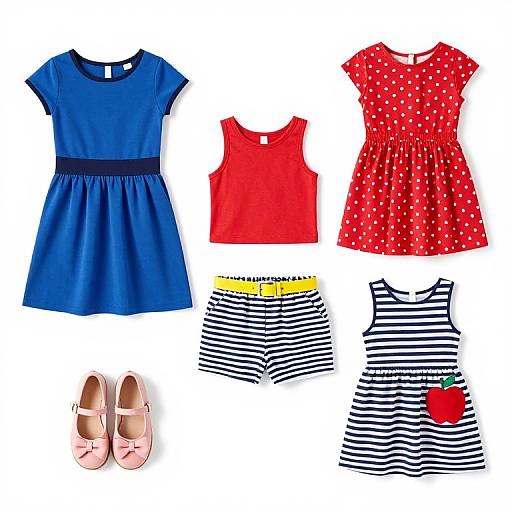 Stylish Classic Girls' Outfit Sewing