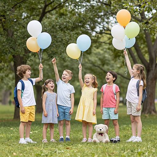 Joyful Kids Outdoor Summer Photoshoot