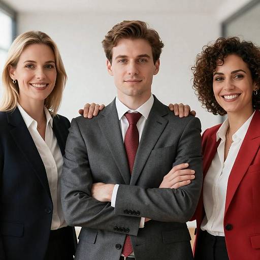 Professional Team in Bright Office Setting