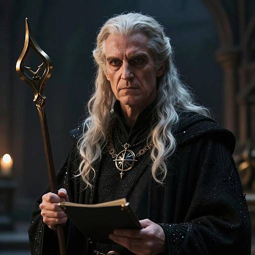 Photorealistic Ultra-Detailed Arcane Sorcerer