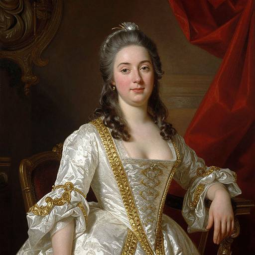 Elegant 18th-Century Woman Portrait