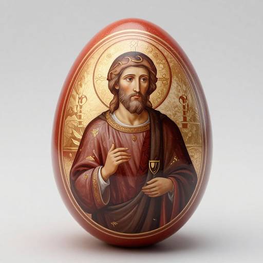 Rare Easter Egg Featuring St. Luke