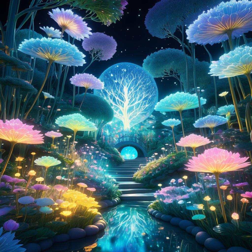 Enchanted Garden of Magical Beings