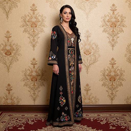 Woman in Traditional Turkish Dress